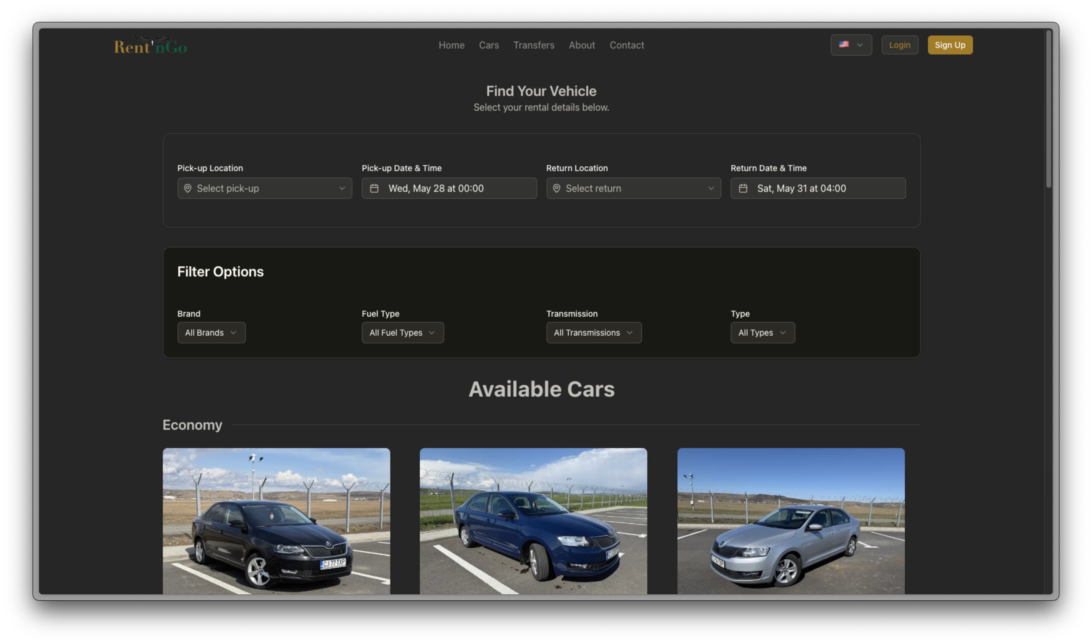 Projects Page